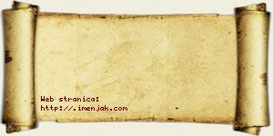 Luna Anđelković vizit kartica